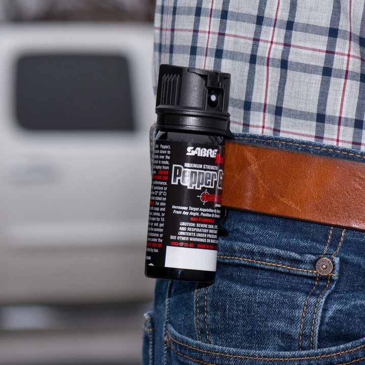 GAS PIMIENTA SABRE 42.5GR CROSSFIRE GEL CON CLIP NEGRO