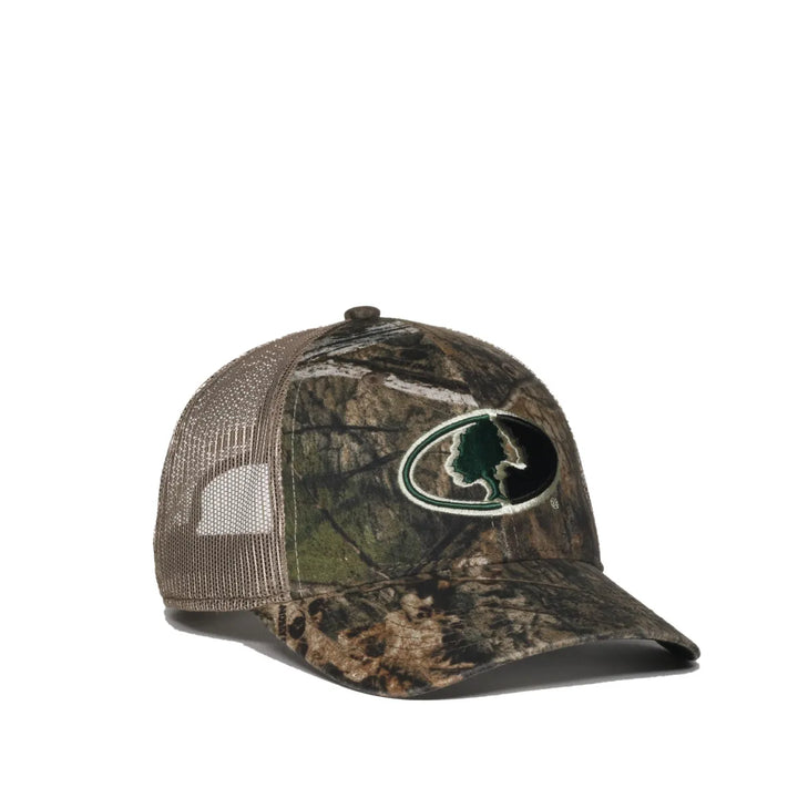 GORRA MOSSY OAK CAMUFLAJE CON LOGO