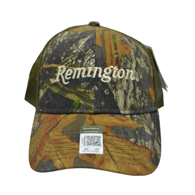 GORRA REMINGTON CAMO CON MALLA ATRAS GREEN