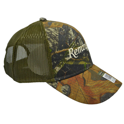 GORRA REMINGTON CAMO CON MALLA ATRAS GREEN