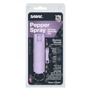 Gas Pimienta SABRE 15gr. Llavero Duro Púrpura Quick