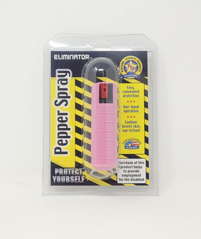 Gas Pimienta o Gas Lacrimogeno para Defensa Personal 1/2 OZ LLAVERO ROSA DURO
