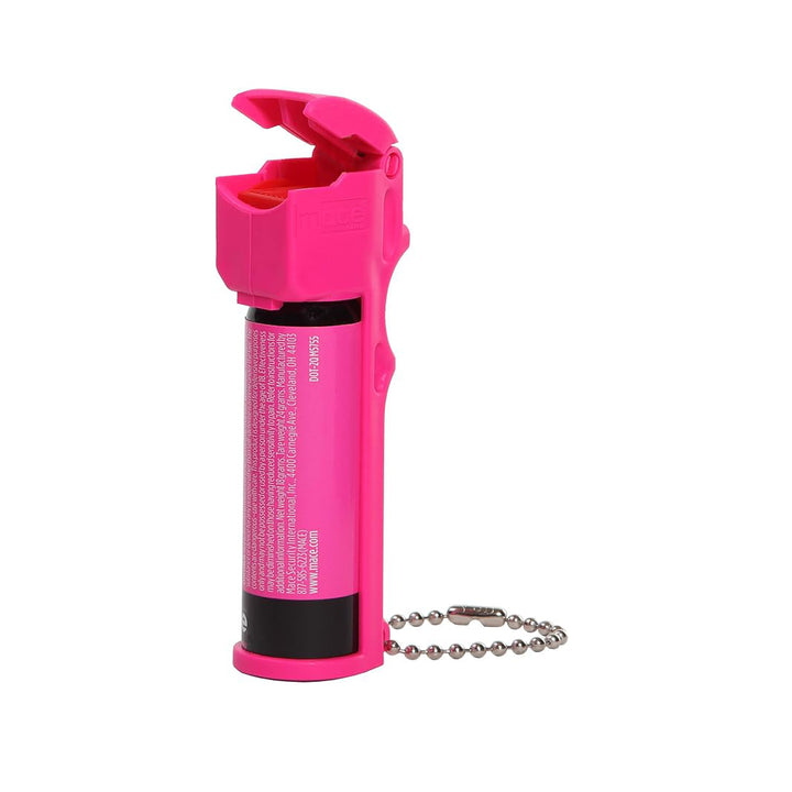 Gas pimienta Mace Bolsillo Rosa con tapa abatible llavero