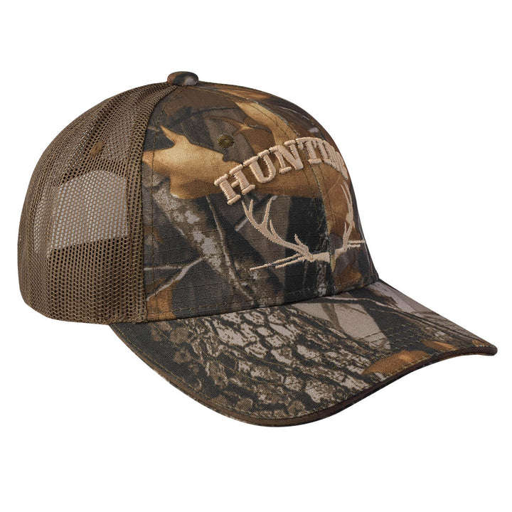 Gorra Sandwich Café Camuflaje con Malla y Ajustador de Velcro Hunting