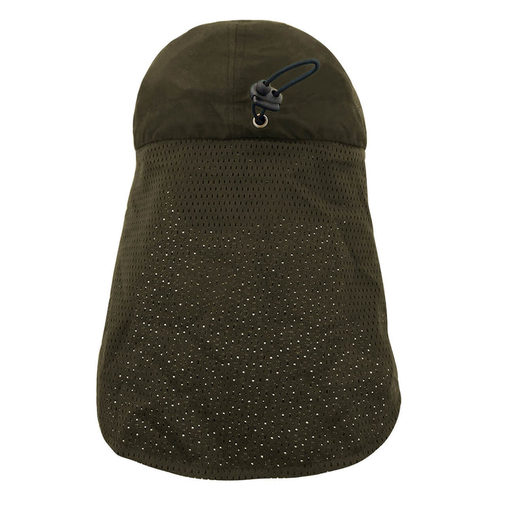 Gorra pescador con faldón de malla, wild, olive
