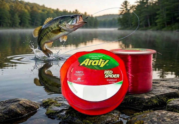 Hilo ARATY RED SPIDER INVISIBLE