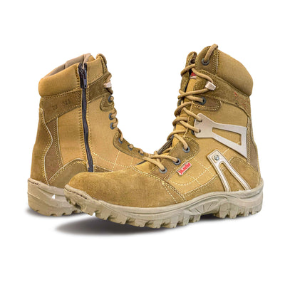 BOTA 30.8 DE COMBATE COYOTE SIDE ZIP SUELA PATA DE PERRO