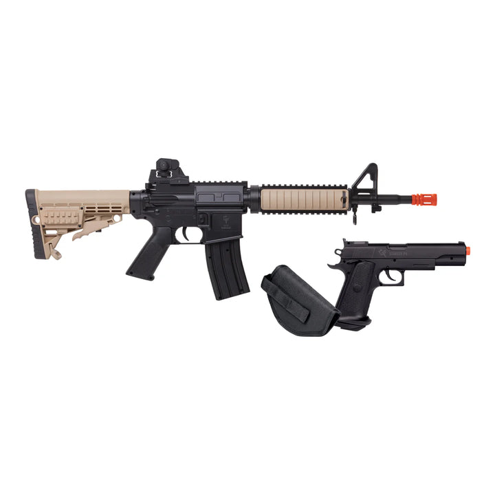 KIT DE PISTOLA Y RIFLE GAMEFACE WARRIOR PROTECTION