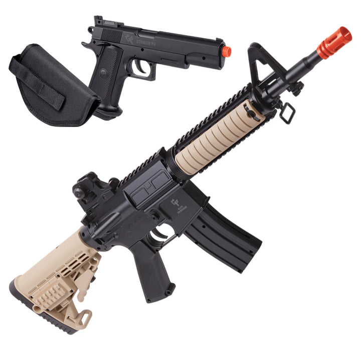 KIT DE PISTOLA Y RIFLE GAMEFACE WARRIOR PROTECTION