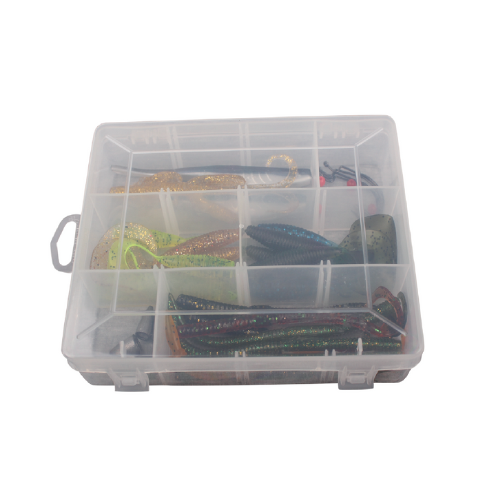 KIT PARA PESCA BASS FISHING 30 PIEZAS