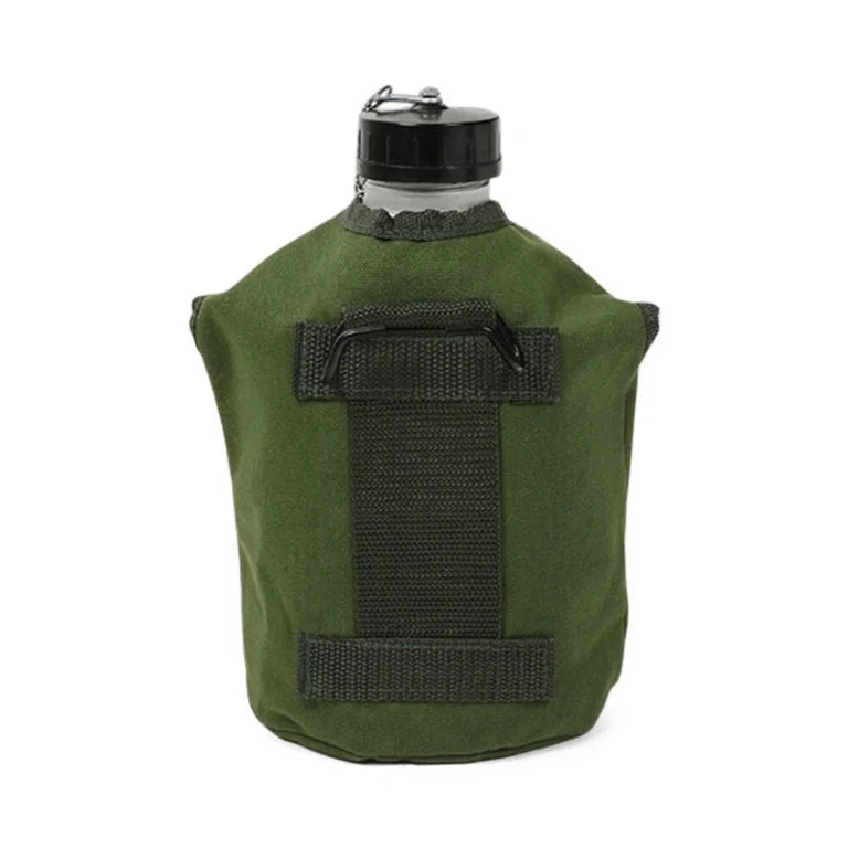 Kit de Cantimplora Militar de Aluminio 1.3 L