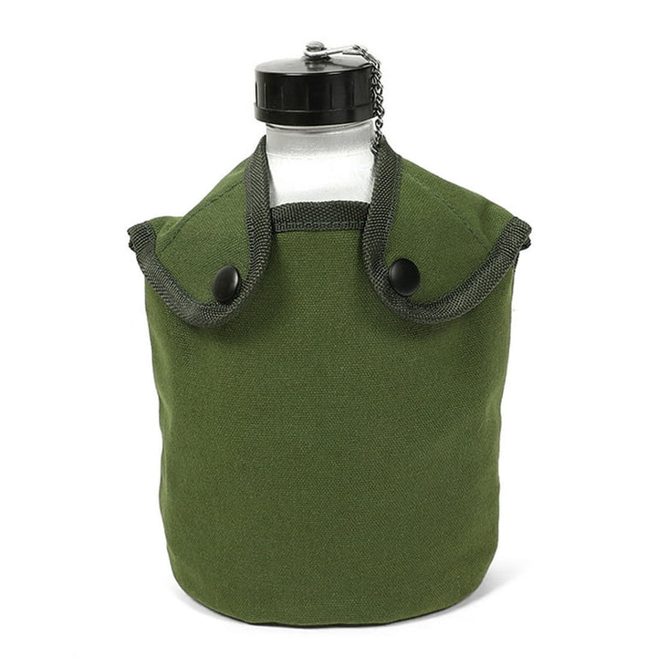 Kit de Cantimplora Militar de Aluminio 1.3 L