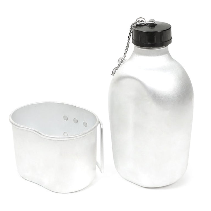 Kit de Cantimplora Militar de Aluminio 1.3 L