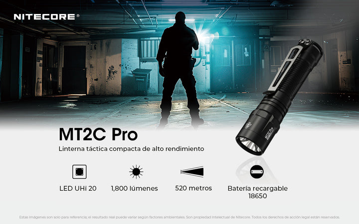 LAMPARA MT2C PRO-1800 LUMENES