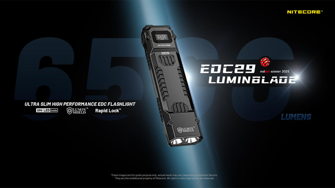 LINTERNA NITECORE EDC29 ultra slim 6500 LUMENES