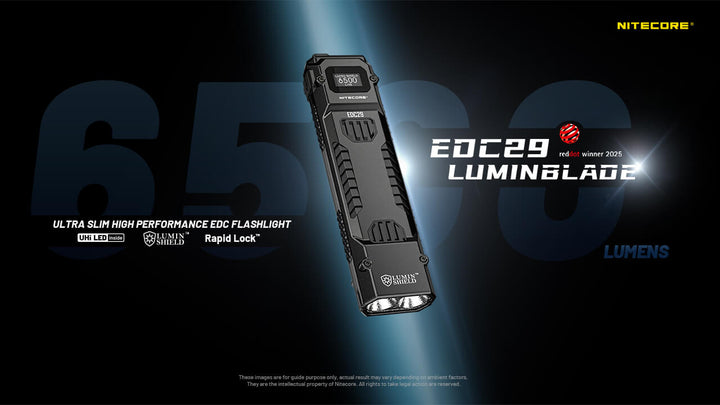 LINTERNA NITECORE EDC29 ultra slim 6500 LUMENES