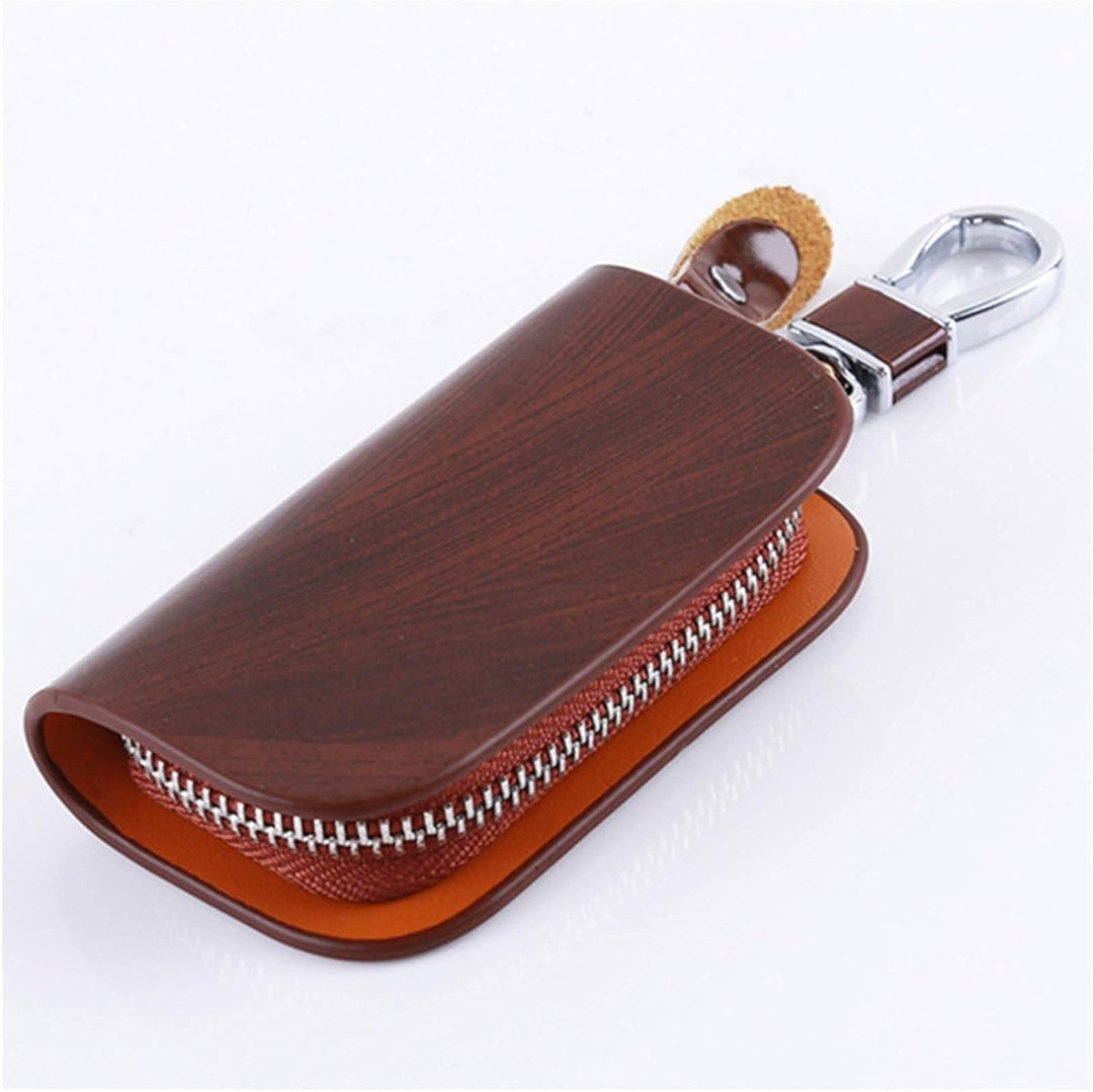 LLAVERO CON FUNDA RIGIDA CAFE