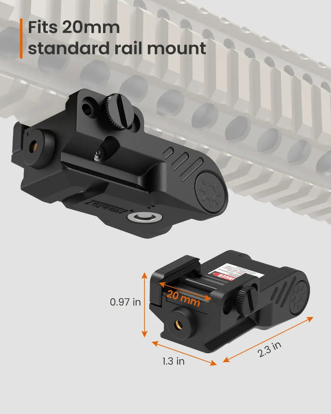 Laser ROJO para arma recargable PL32