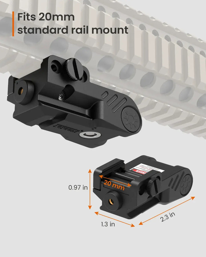 Laser ROJO para arma recargable PL32