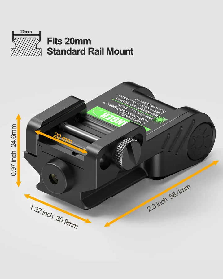 Laser verde para arma recargable PL22