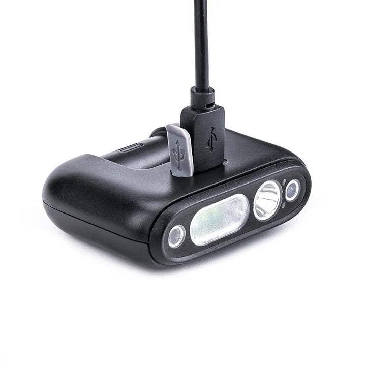 Linterna NEXTORCH para cabeza de luz LED con detección de movimiento y accs, con cable USB tipo C,