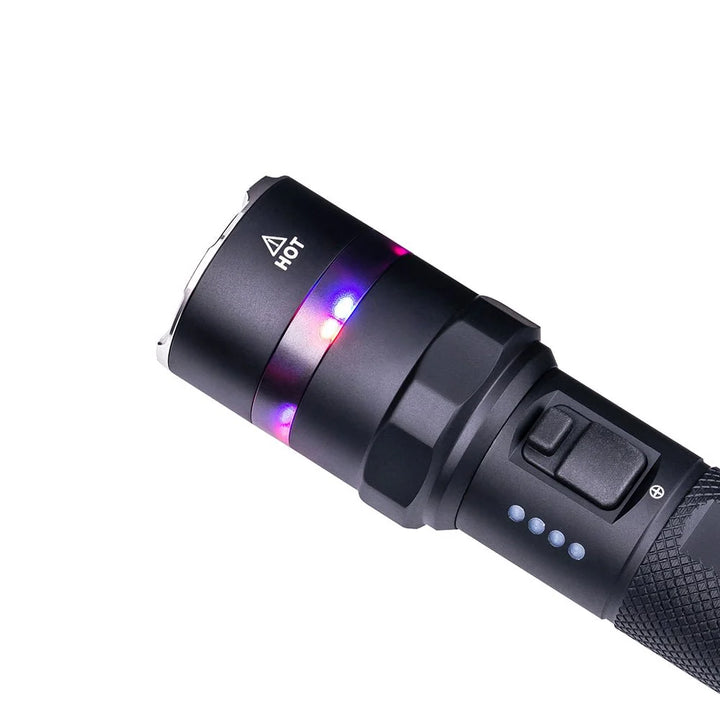 Linterna de luz LED NEXTORCH con cargador usb tipo c, 3000 lúmenes, WP IPX7-1m