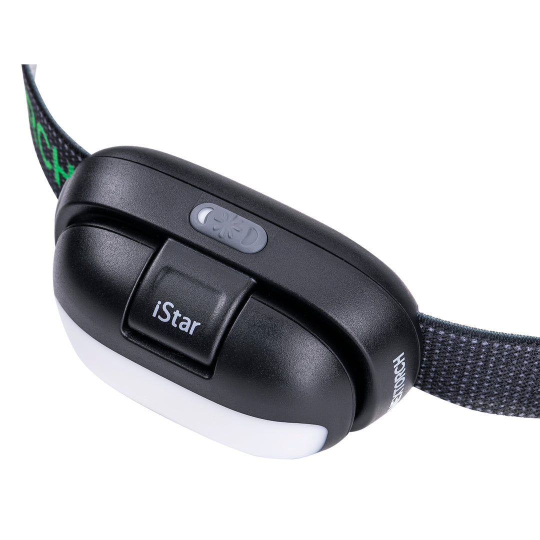 Linterna para cabeza de luz LED tipo sol de espectro completo, recargable, con cable USB tipo C, resistente a lluvia y salpicaduras