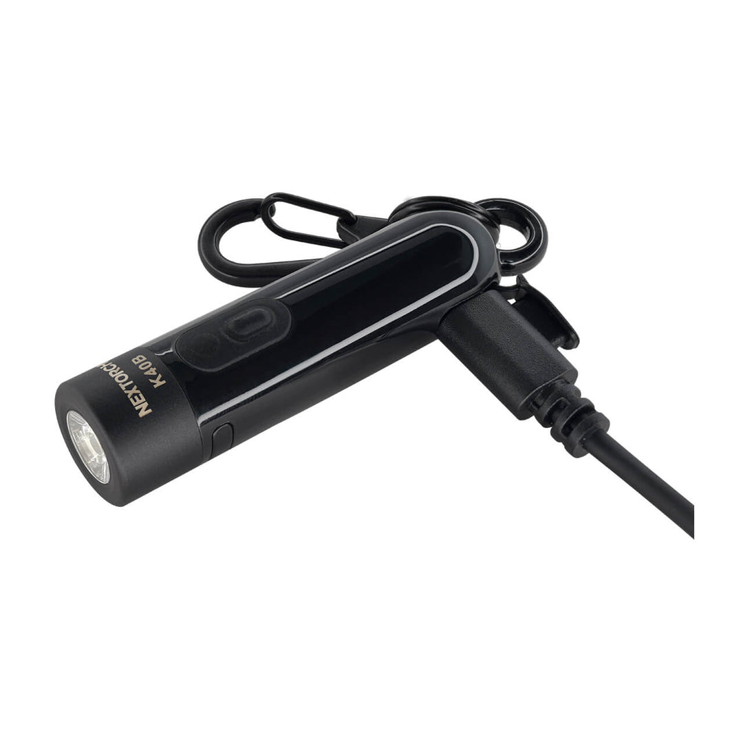 MINI LINTERNA NEXTORCH LUZ LED 300 LUMENES NEGRO