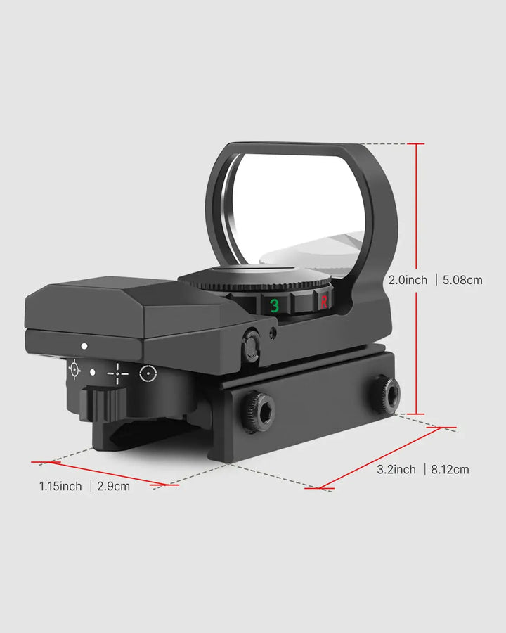 MIRA RS-29 Reflex Sight - Red/Green Illuminated Reticle