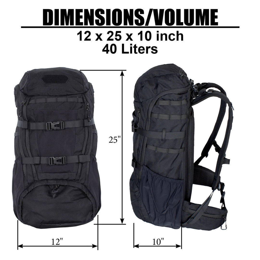 MOCHILA FHIOR EAGLE TACTICAL 40L TORNADO RED ROCK