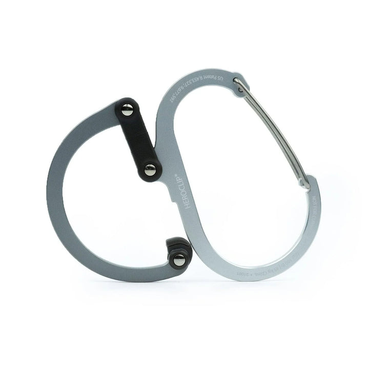 MOSQUETON HEROCLIP PLATA MEDIANO GEAR AID