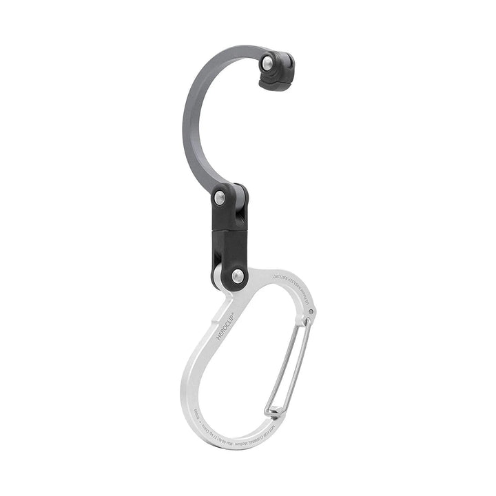 MOSQUETON HEROCLIP PLATA MEDIANO GEAR AID
