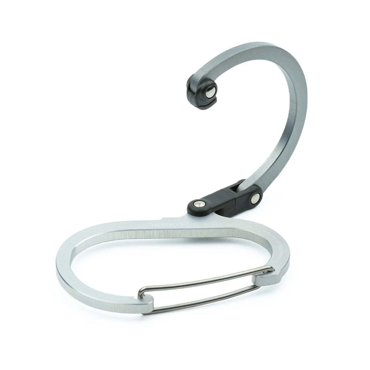 MOSQUETON HEROCLIP PLATA MEDIANO GEAR AID