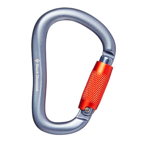 MOSQUETON ROCKLOCK TWIST LOCK Gray BLACK DIAMOND