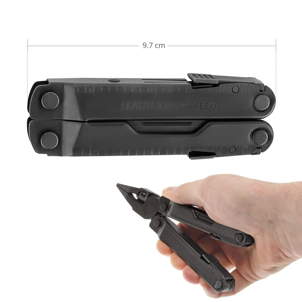 MULTIHERRAMIENTA REBAR BLACK LEATHERMAN