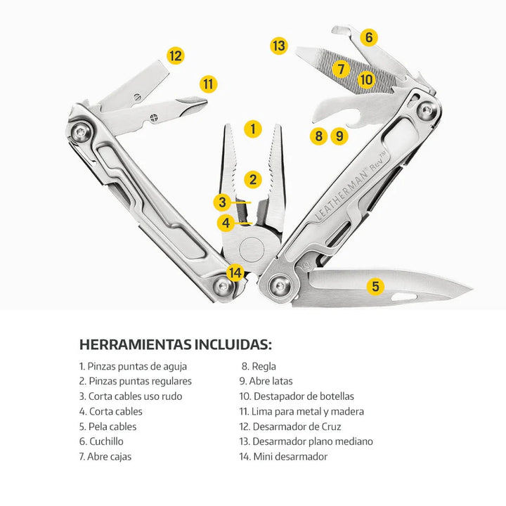 MULTIHERRAMIENTA REV LEATHERMAN