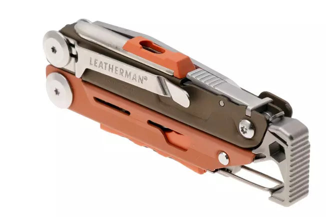 MULTIHERRAMIENTA SIGNAL GREEN/BROWN LEATHERMAN