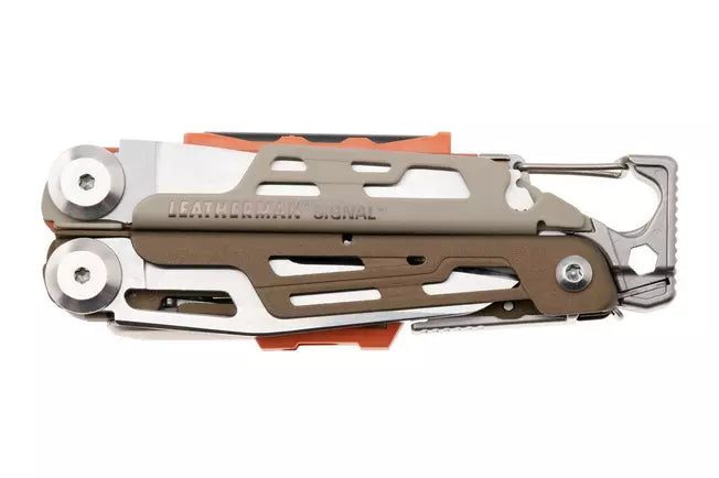 MULTIHERRAMIENTA SIGNAL GREEN/BROWN LEATHERMAN