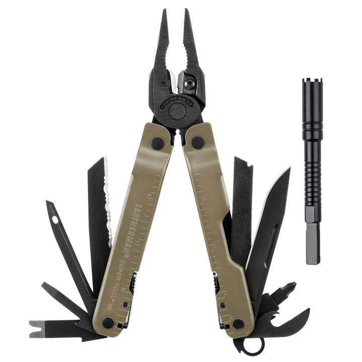 PINZAS SUPER TOOL 300M TAN LEATHERMAN