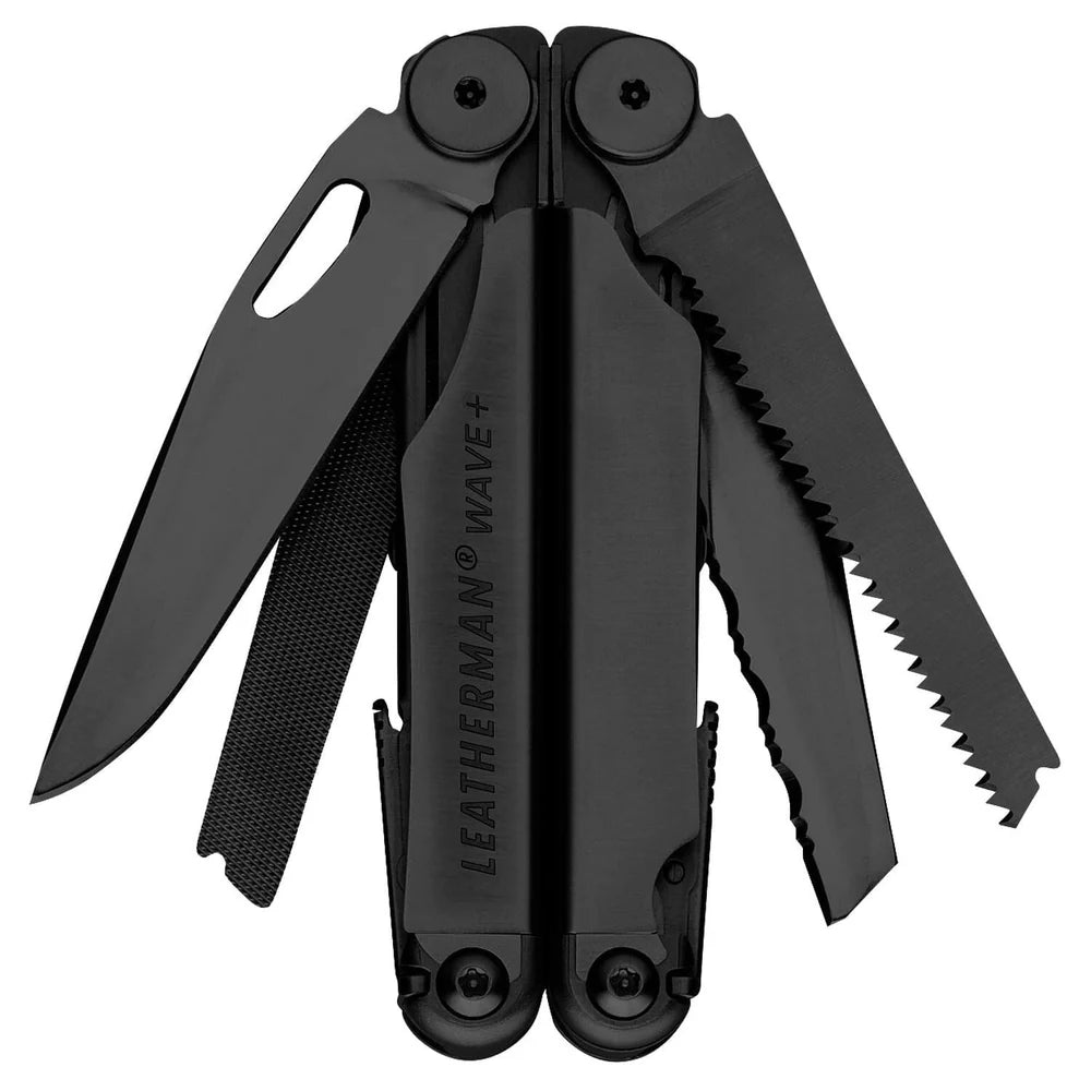 MULTIHERRAMIENTA WAVE-B BLUED BLACK LEATHERMAN
