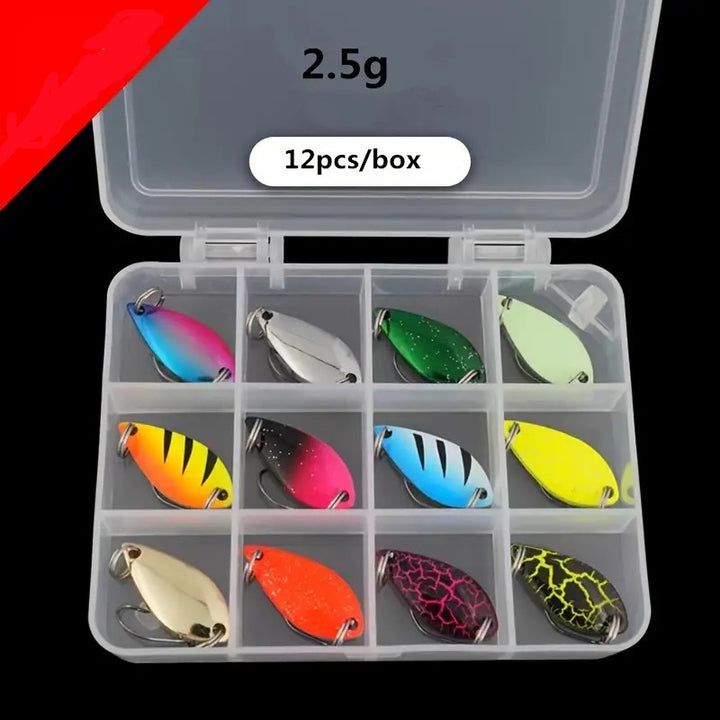 Metal Spoon 2.5gr paquete con 12 piezas