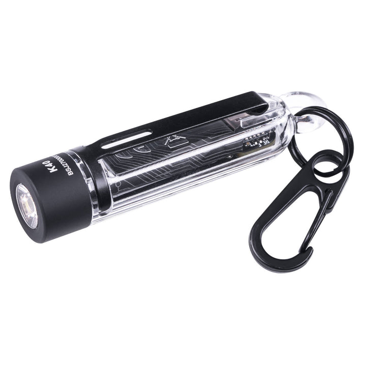 Mini Linterna Nextorch K40 LUZ LED, con llavero y cable USB 300lumenes