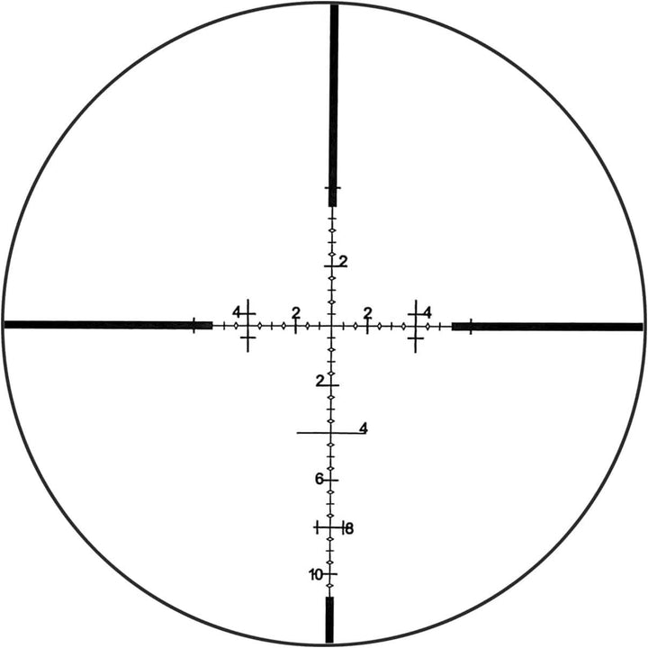 Mira Telescópica BESTSIGHT 6-24x50 con ajuste Paralaje y Nivelador