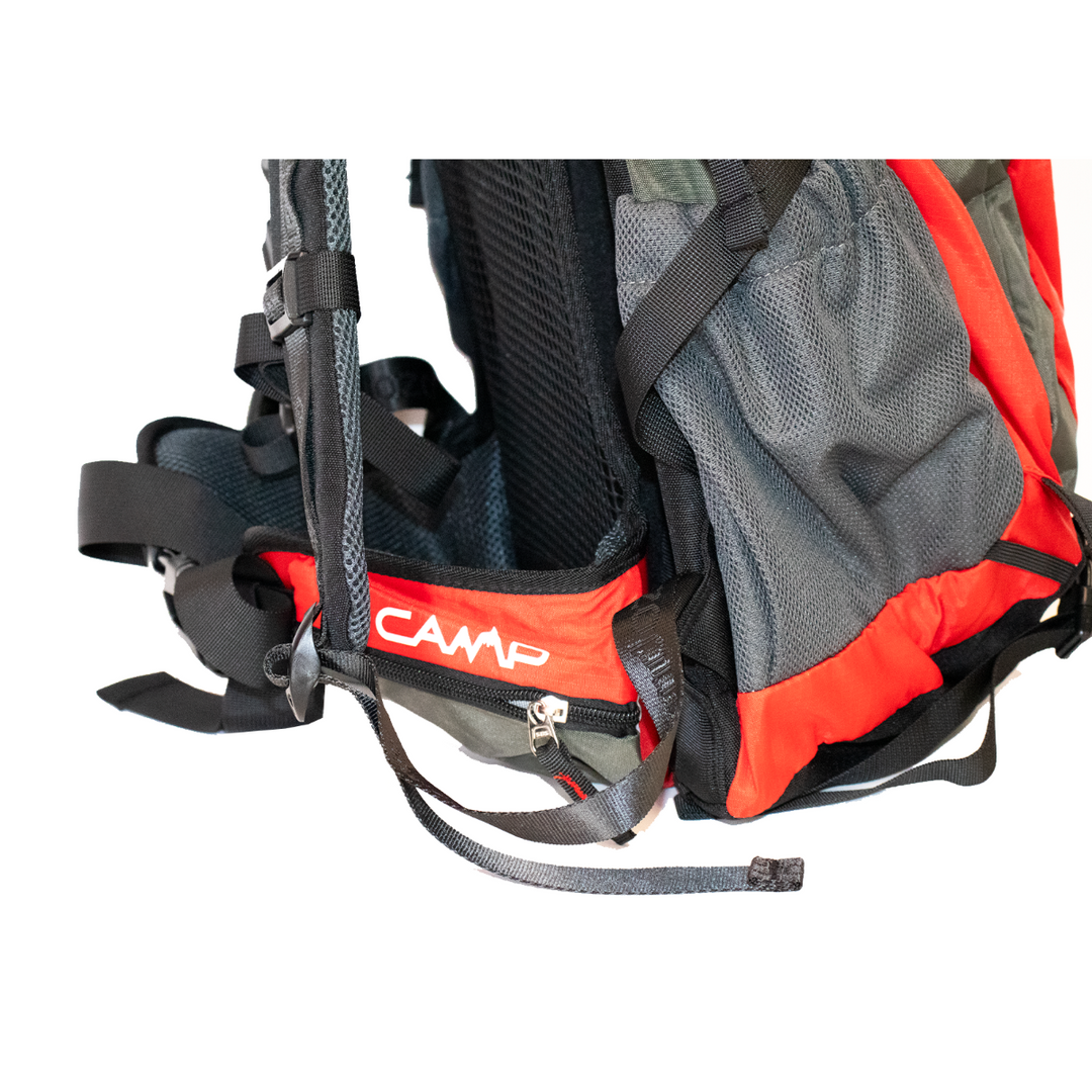 Mochila Camper Hill 50 Litros Rojo