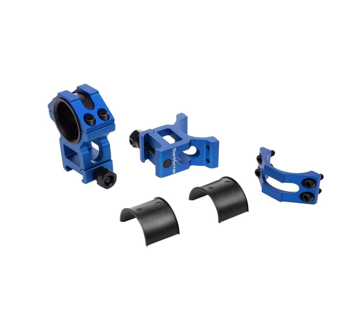Monturas de 30mm y 1 pulgada Picatinny High Profile WestHunter Azul