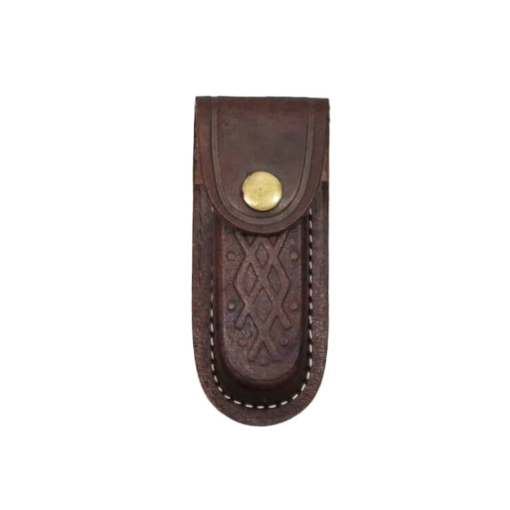 NAVAJA 3" ROSEWOOD hecha a mano con funda de cuero
