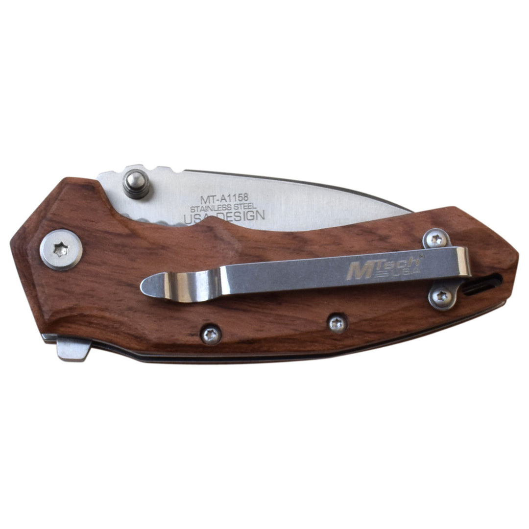 NAVAJA 6.5" MTech USA PAKKAWOOD HANDLE