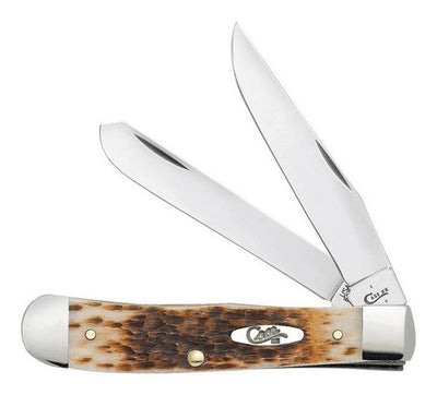 NAVAJA CASE AMBER BONE MINI TRAPPER CON ESTUCHE