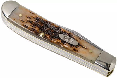 NAVAJA CASE AMBER BONE MINI TRAPPER CON ESTUCHE