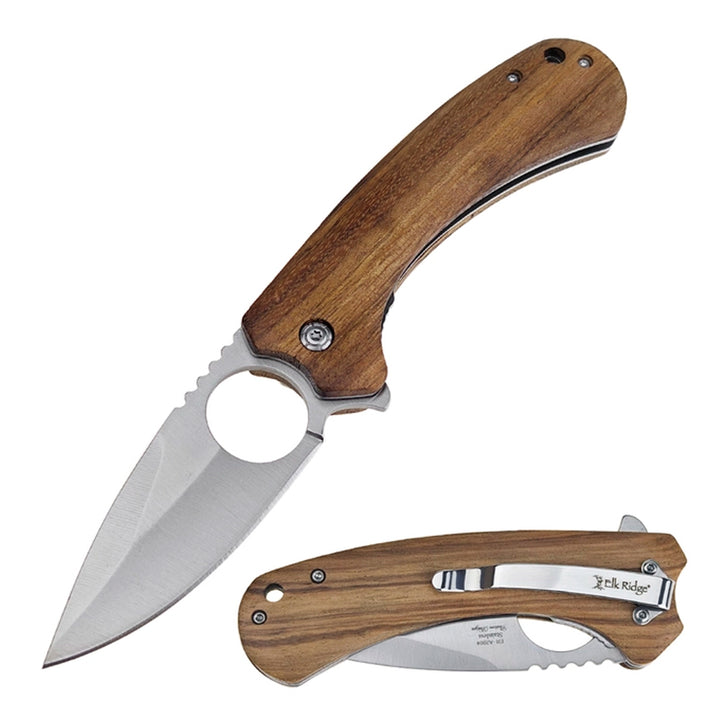 NAVAJA ELK RIDGE 8.18" LIGHT BROWN WOOD